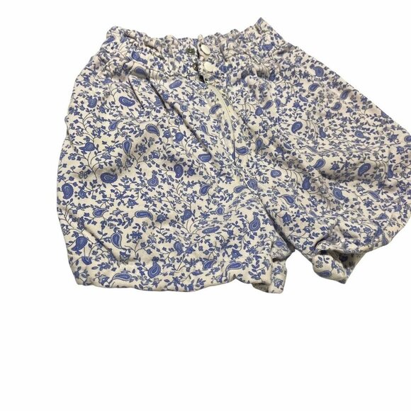Vintage New Moves Girls Shorts Size 12 White Floral Paisley‎ - Picture 3 of 10